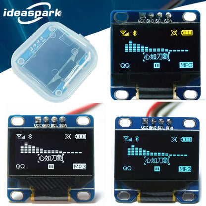 0.96 Inch OLED Display Module | SSD1306 I2C IIC SPI Serial 128x64 LCD for Arduino with Soldered Pin Headers