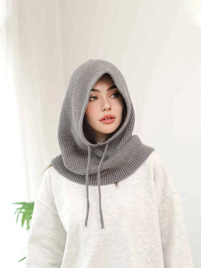 Women’s Winter Beanie Hat with Knit Balaclava – Neck Warmer & Ski Snow Scarf