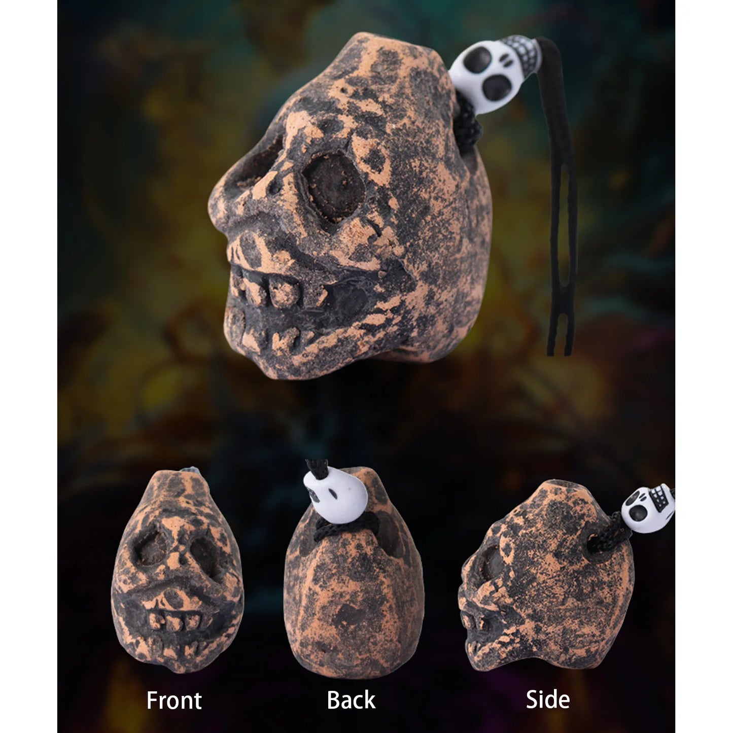 Aztec Death Whistle with Human Screaming Sound | Loud Scream Prop for Halloween, Cosplay & Outdoor Activities