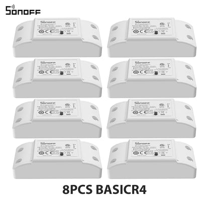 SONOFF BASICR4 WiFi Smart Switch - ESP32 Remote Control with eWeLink, Alexa & Google Home Compatibility