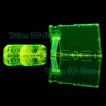 Nintendo Switch Transparent Replacement Housing Shell - DIY Console & Joy-Con Case for Left and Right Controllers