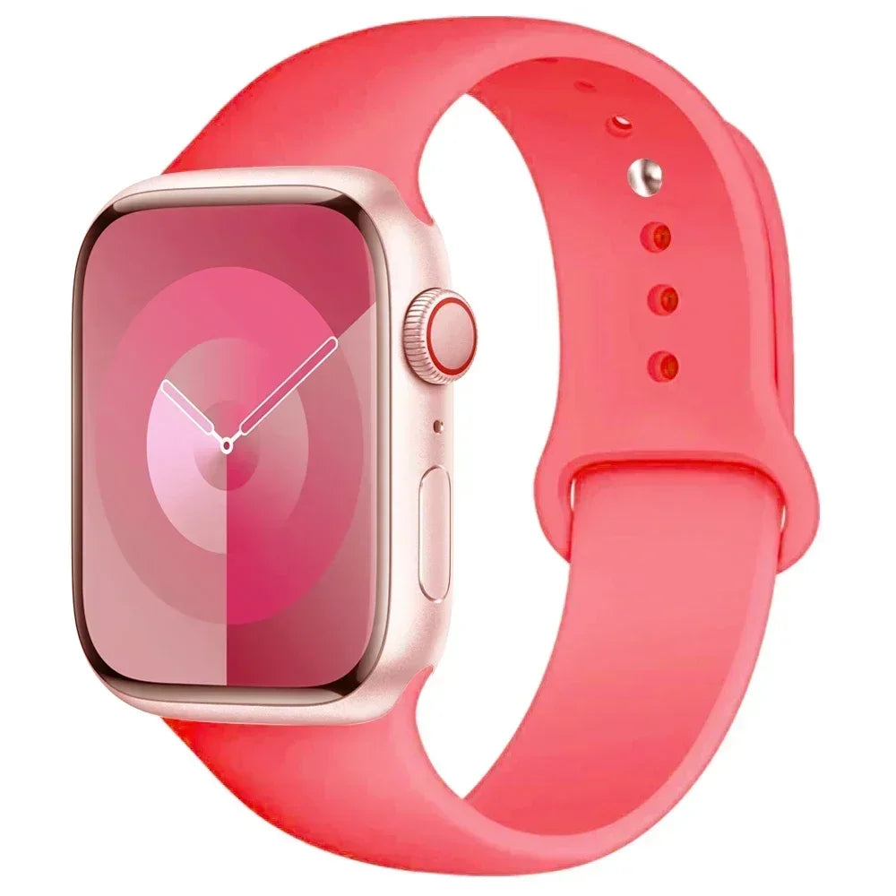 Silicone Sport Band for Apple Watch — Fits Ultra 2/3 & Series 11–SE (40–49mm)
