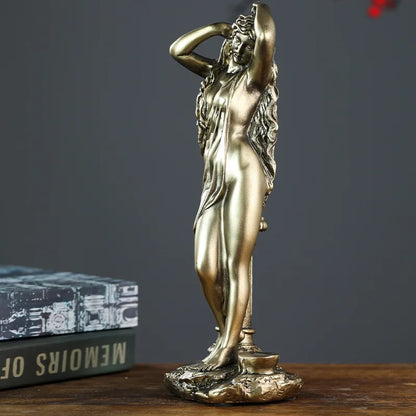Resin Venus Statue — Greek Mythology Aphrodite Figurine for Nordic Home Decor & Art Room Display