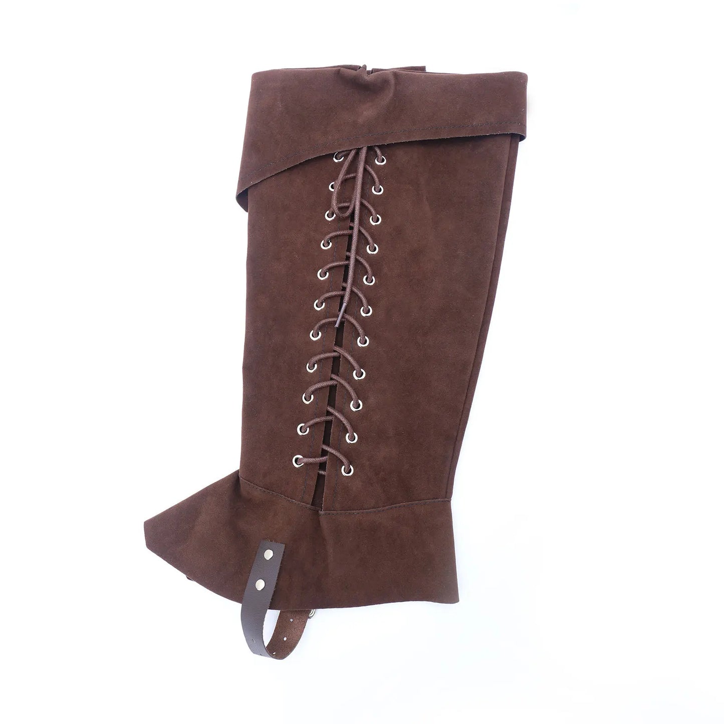 Halloween Medieval Bandage Shoe Covers – Unisex Leg Guard Boots for Viking, Warrior & Knight Cosplay Armor