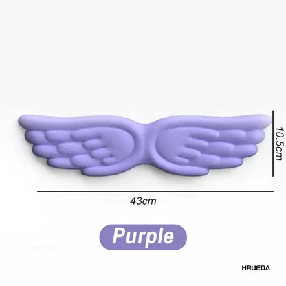 Keyboard & Mouse Wrist Rest Set – Angel Wing Memory Foam Ergonomic Non-Slip Support for Laptop & PC