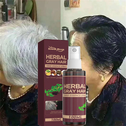 White Hair Killer – Gray Hair Remover & Natural Hair Color Restorer in 7 Days