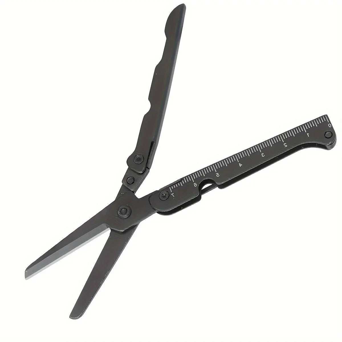 Portable Folding Scissors – Stainless Steel Multi-Purpose Outdoor Tool for Camping, Fishing & Hunting