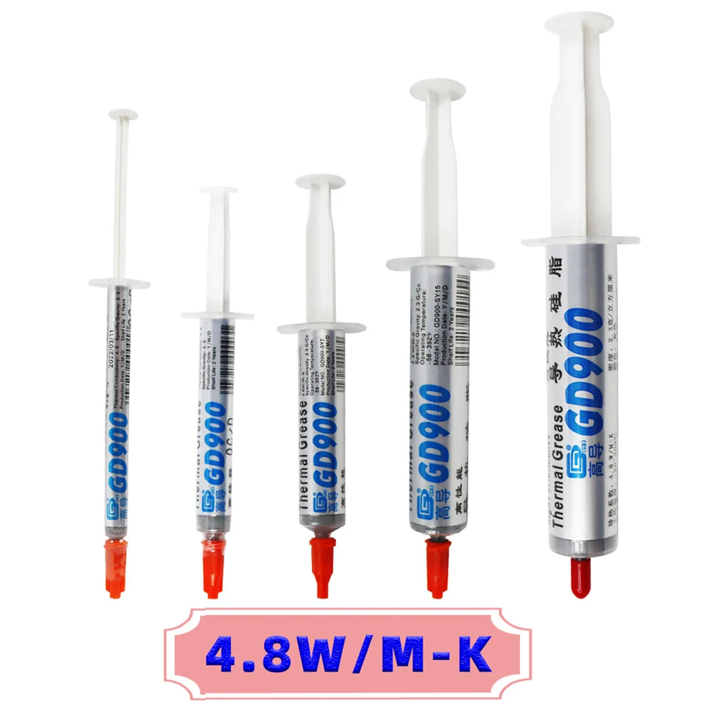 GD900/GD-2 Thermal Conductive Grease – Silicone Heatsink Paste 7g/15g/30g for PC, CPU, GPU, LED & VGA Cooling