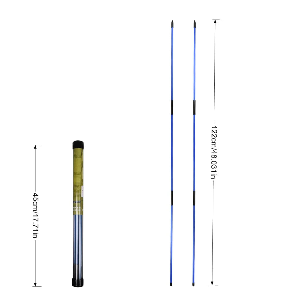 6 Colors Golf Alignment Sticks – Collapsible Practice Rods for Putter Green & Swing Training Tools