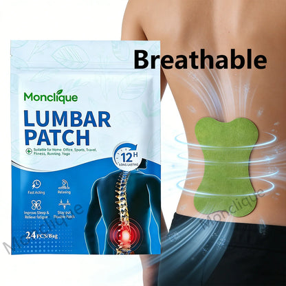 Lumbar Massage Patches - Moxibustion Hot Compress Stickers for Waist Relaxation & Muscle Comfort