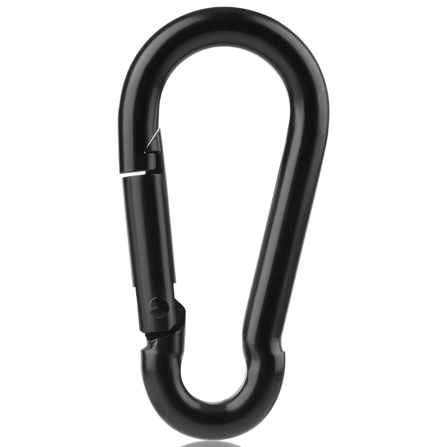 Stainless Steel Spring Snap Carabiner Hooks - 6/12/24Pcs M4 M5 M6 Quick Link Lock Rings for Outdoor & DIY Use
