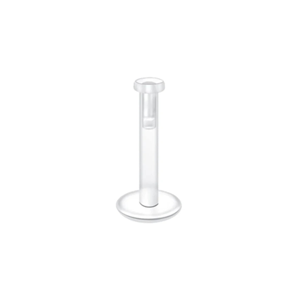Clear Nose Rings & Studs - Plastic Piercing Retainers for Work, Sports & Healing