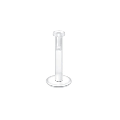 Clear Nose Rings & Studs - Plastic Piercing Retainers for Work, Sports & Healing