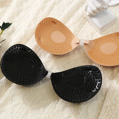5cm Thicken Silicone Adhesive Bra – Reusable Invisible Strapless Push-Up Nipple Tape for Women