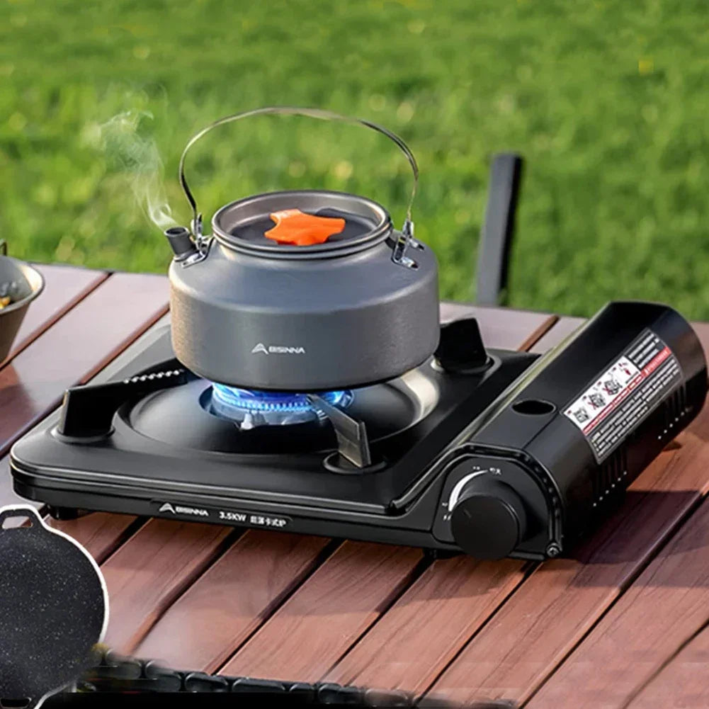 2026 Portable Single Burner Camping Gas Stove - Automatic Ignition Cassette Cooker for Indoor & Outdoor Cooking