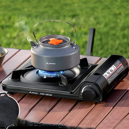 2026 Portable Single Burner Camping Gas Stove - Automatic Ignition Cassette Cooker for Indoor & Outdoor Cooking