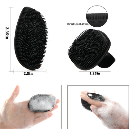 Silicone Facial Cleansing Brush – Deep Pore Cleanser & Blackhead Exfoliating Face Scrubber for Gentle Massage Skincare Tool