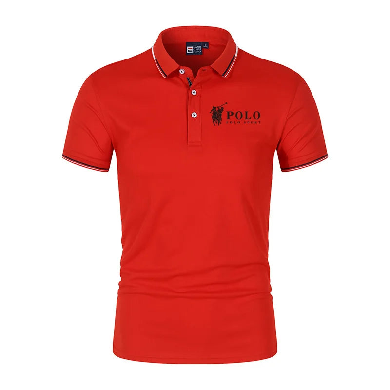 Men's Premium Summer Polo Shirt - Quick Dry Breathable Casual Business Sports Polo