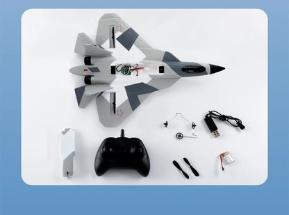 RC SU-35 Foam Fighter Jet – 2.4G Remote Control Glider Airplane Toy for Kids & Boys