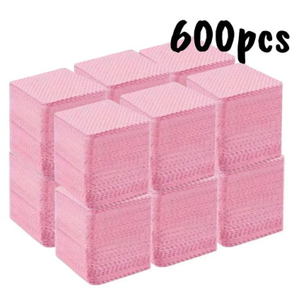 Lint-Free Nail Wipes - Aluminum-Free Gel Cleansing Tissues & Nail Polish Remover Pads for Nail Art Beauty Care