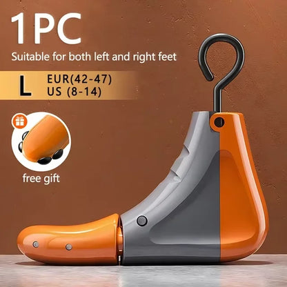 1/2 PCS Universal Adjustable Shoe Stretcher – Boot & Sneaker Widener with Steel Shaft for Left & Right Shoes