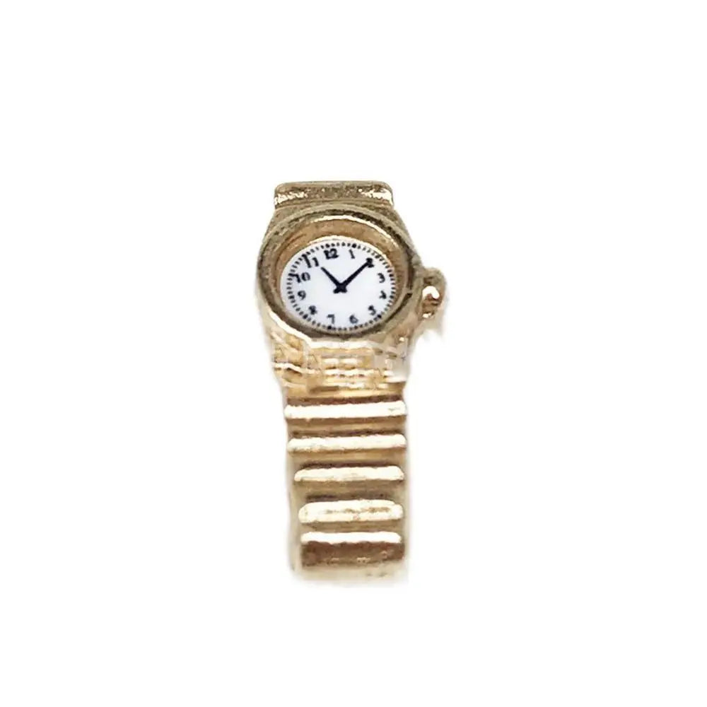 1:12 Dollhouse Miniature Wrist Watch – Pretend Play Home Decor Accessory Toy for Dolls