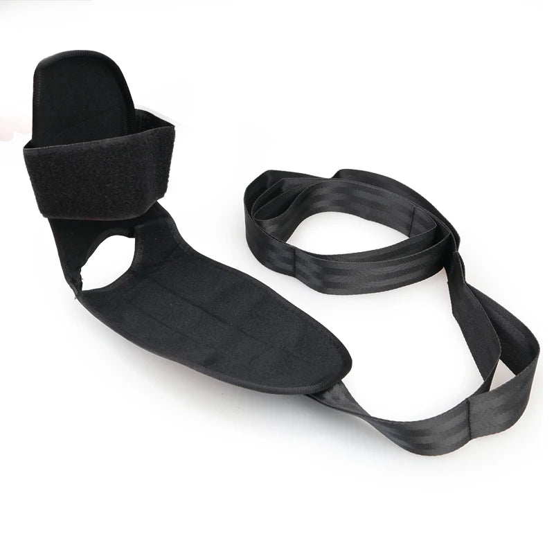 Yoga & Fitness Stretching Band – Leg Flexibility, Rehabilitation, Plantar Fasciitis Foot Care Training Belt