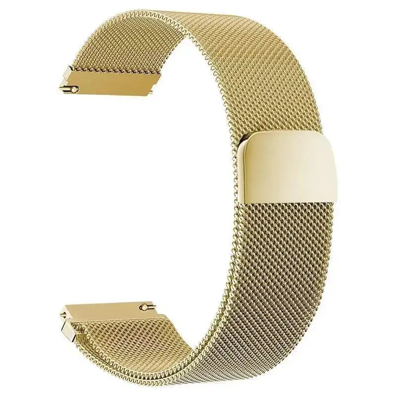 20mm/22mm Milanese Magnetic Loop Watch Strap – Compatible with Garmin Venu 2/3, Forerunner 55/158/165/245/255/265/645/745/965 Music