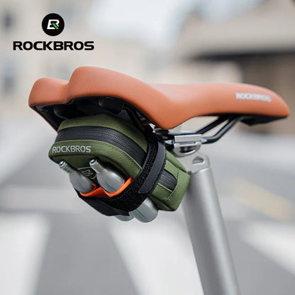 ROCKBROS Mini Bicycle Saddle Bag – Lightweight 0.35L Portable Multi-Function Cycling Handbag & Bike Accessory