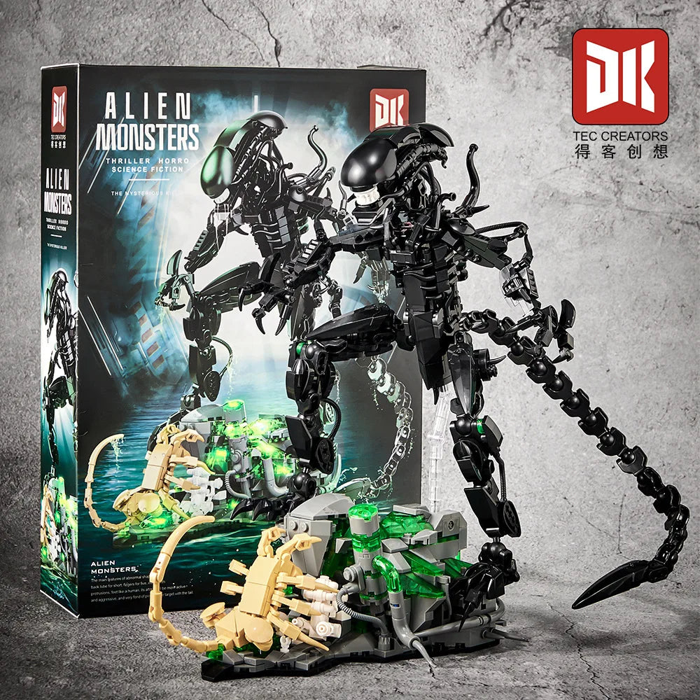 Orchid Monster Building Blocks Set — Stranger Things Demogorchid Idea Bricks Toy for Kids’ Birthday & Christmas Gifts