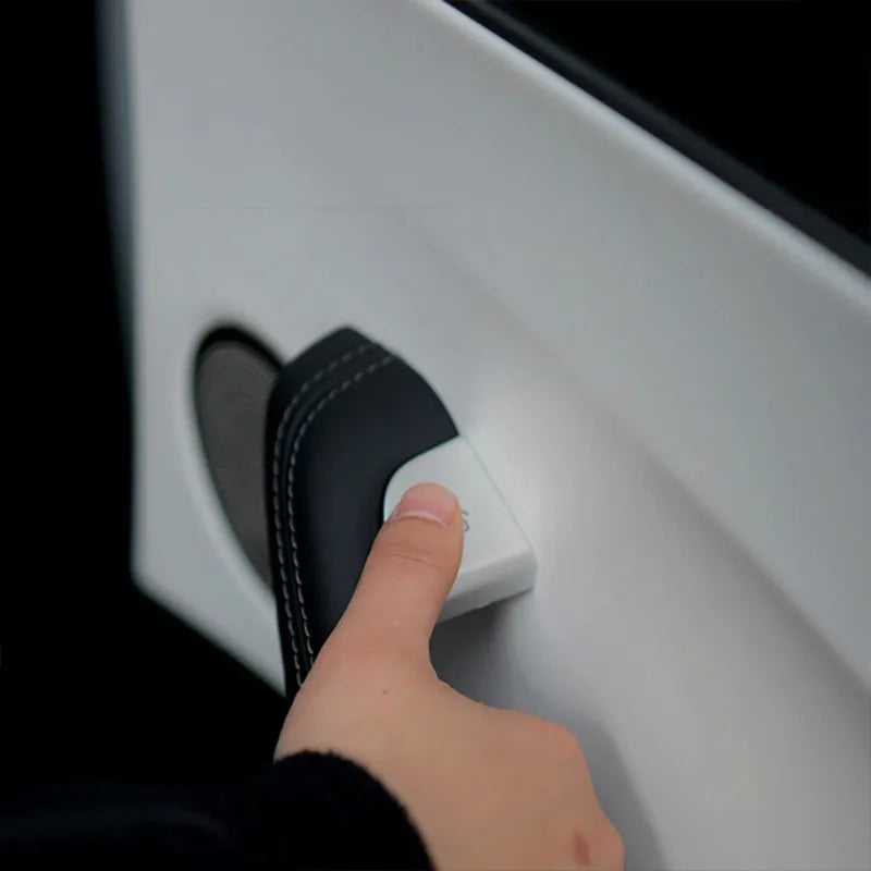 Tesla Model Y Juniper 2025 & Model 3 Highland 2024 Door Lock Switch Cover - Protective Interior Button Trim Accessory
