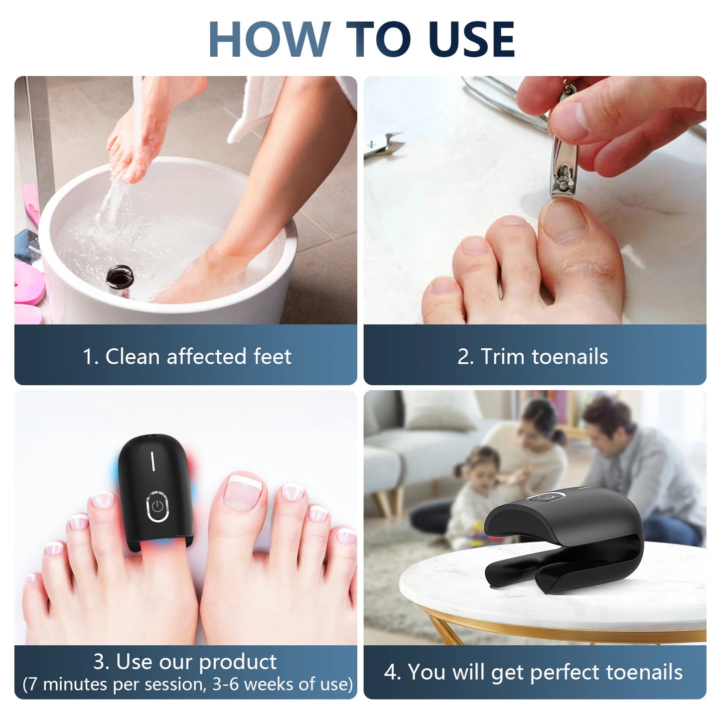 Fast Nail Fungus Repair with Fungal Nail Laser Device - Effective Onychomycosis Treatment