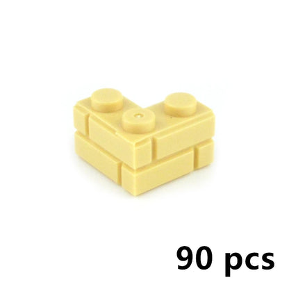 DIY Building Block Wall Figures Bricks - 1x2, 1x3 & 1x4 Small Construction Bricks for Creative Building & Educational Play