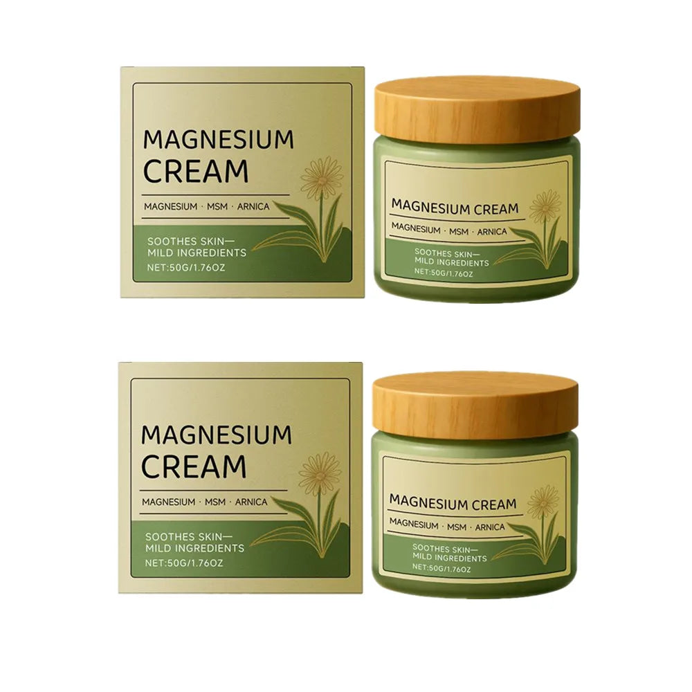 Magnesium Soothing Body Cream - Deep Moisturizing Muscle & Joint Comfort Cream for All Skin Types