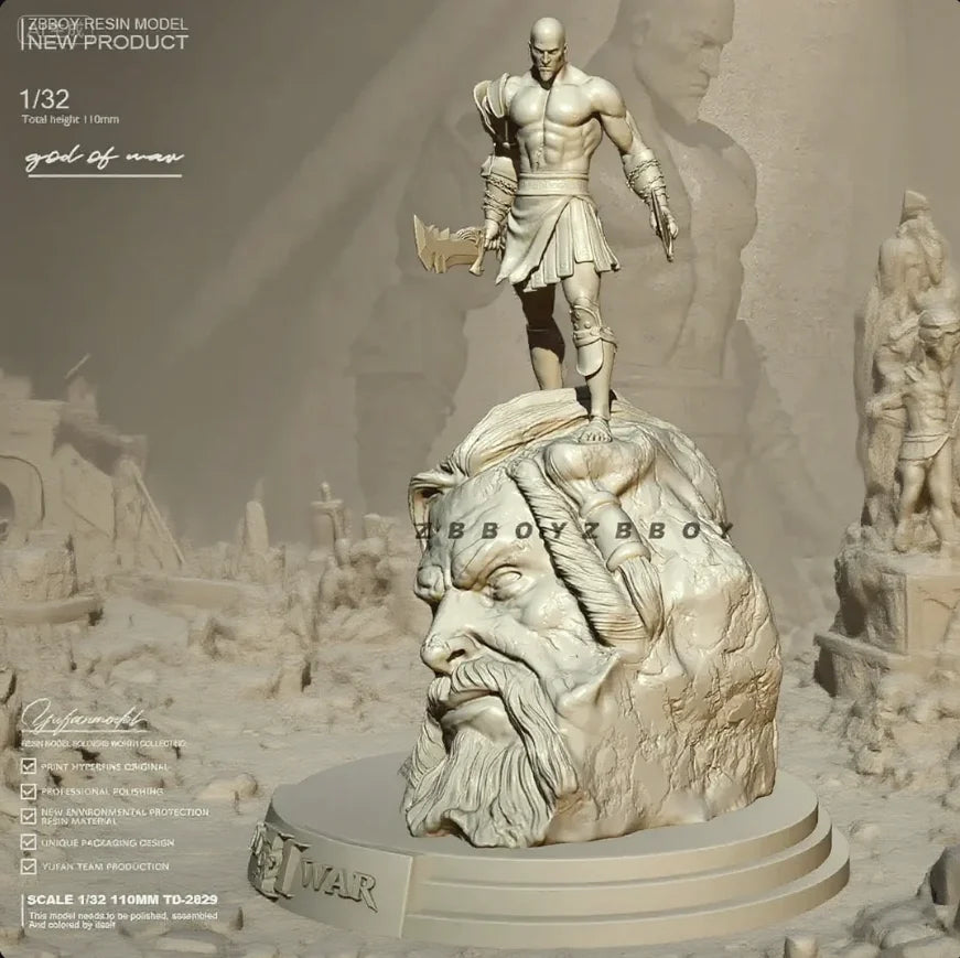 1/32 Resin Soldier Model TD-2829 - Unpainted Self-Assembly Miniature Figure