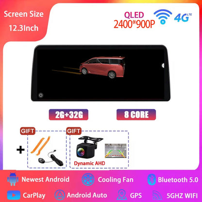 Android 15 Car Radio for Honda Civic FE/FL 2021-2023 - 12.3 Inch Multimedia Touch Screen GPS Navigation Player