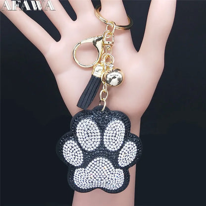 Kawaii Watermelon Crystal Keychain – Gold Alloy Leather Fruit Keyring for Women & Men, Bag & Car Accessory