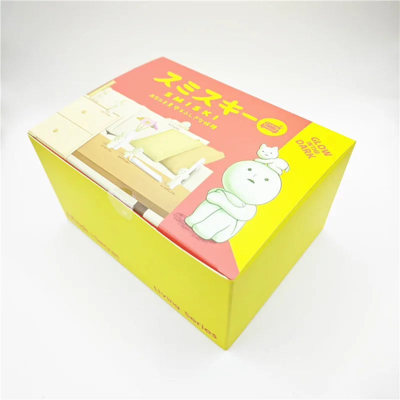 Smiski Living Room Series Glowing Elf Blind Box – Cute Luminous Doll Desk Decoration & Surprise Toy Gift