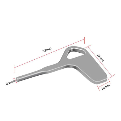 Aluminum Portable Camera Wrench – 1/4" & 3/8" Screw Tool for Camera Cage, Rig, Gimbal Quick Release & DSLR Photography