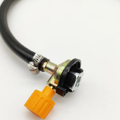 Leakproof Gas Refill Adapter: Heat-Resistant Rubber Pipe Tube for Propane Bottle Refill - Propane Refill Hose