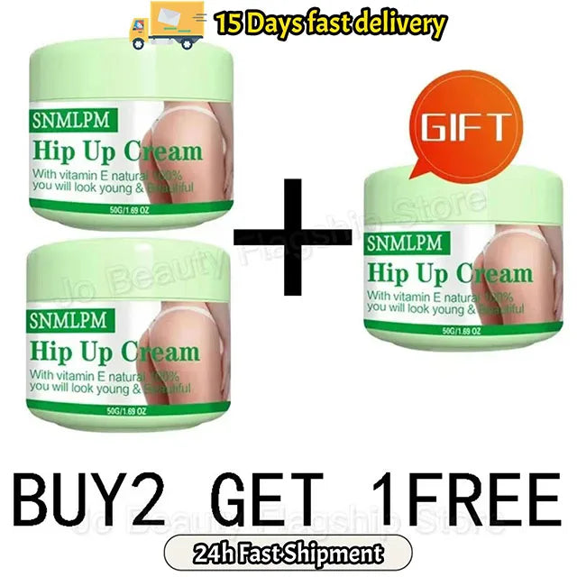 Women’s Buttock Firming Cream - Moisturizing Hip & Body Care Formula for a Smoother, Firmer-Looking Appearance