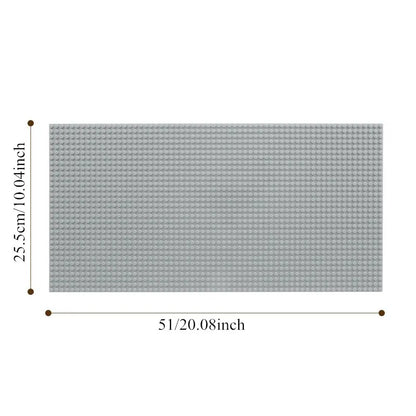 32×64 Hole Building Block Base Plate - Classic DIY Assembly Board Compatible with Brand Building Blocks for Kids