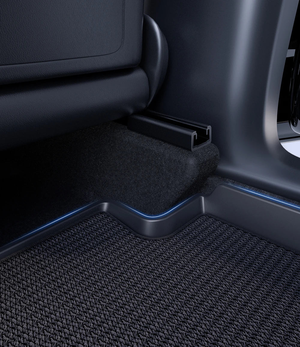 YZ Floor Mats for Tesla Model 3/Y 2021-2023 — Waterproof, Non-Slip TPE Car Accessories