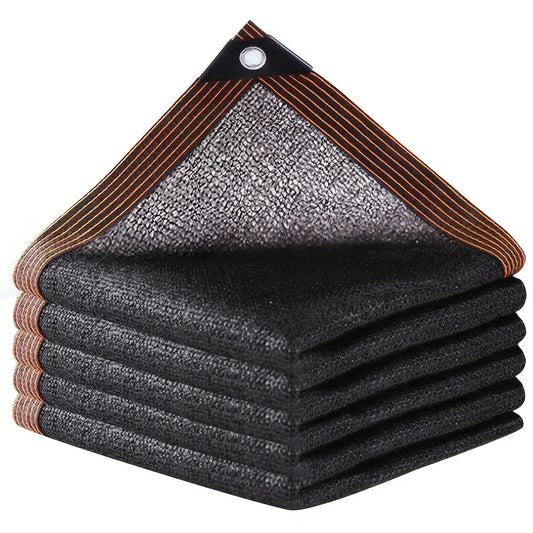 Black Shade Cloth Cover - UV Sunblock Mesh Net with Grommets for Pergola, Greenhouse, Garden & Patio Canopy