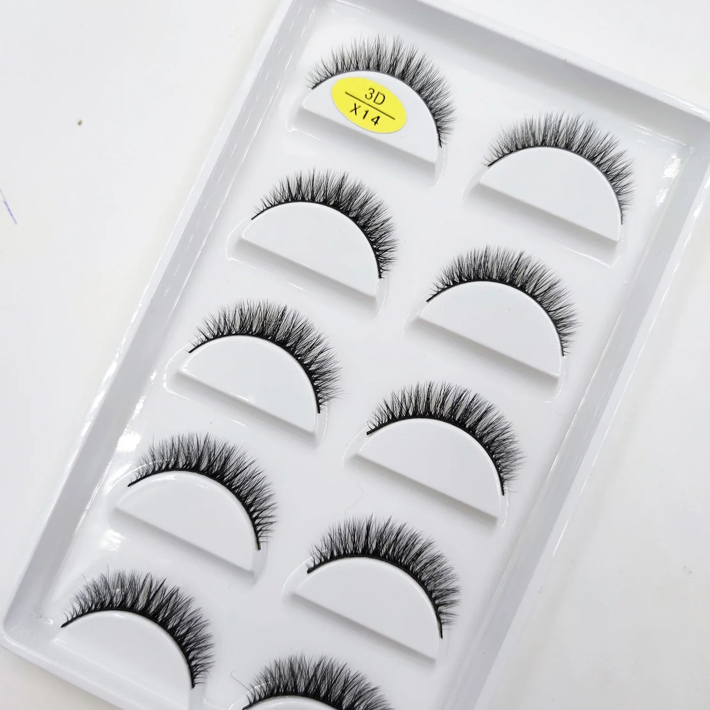 38 Styles 5 Pairs 3D Mink False Eyelashes – Natural Fake Lashes Makeup Beauty Tools