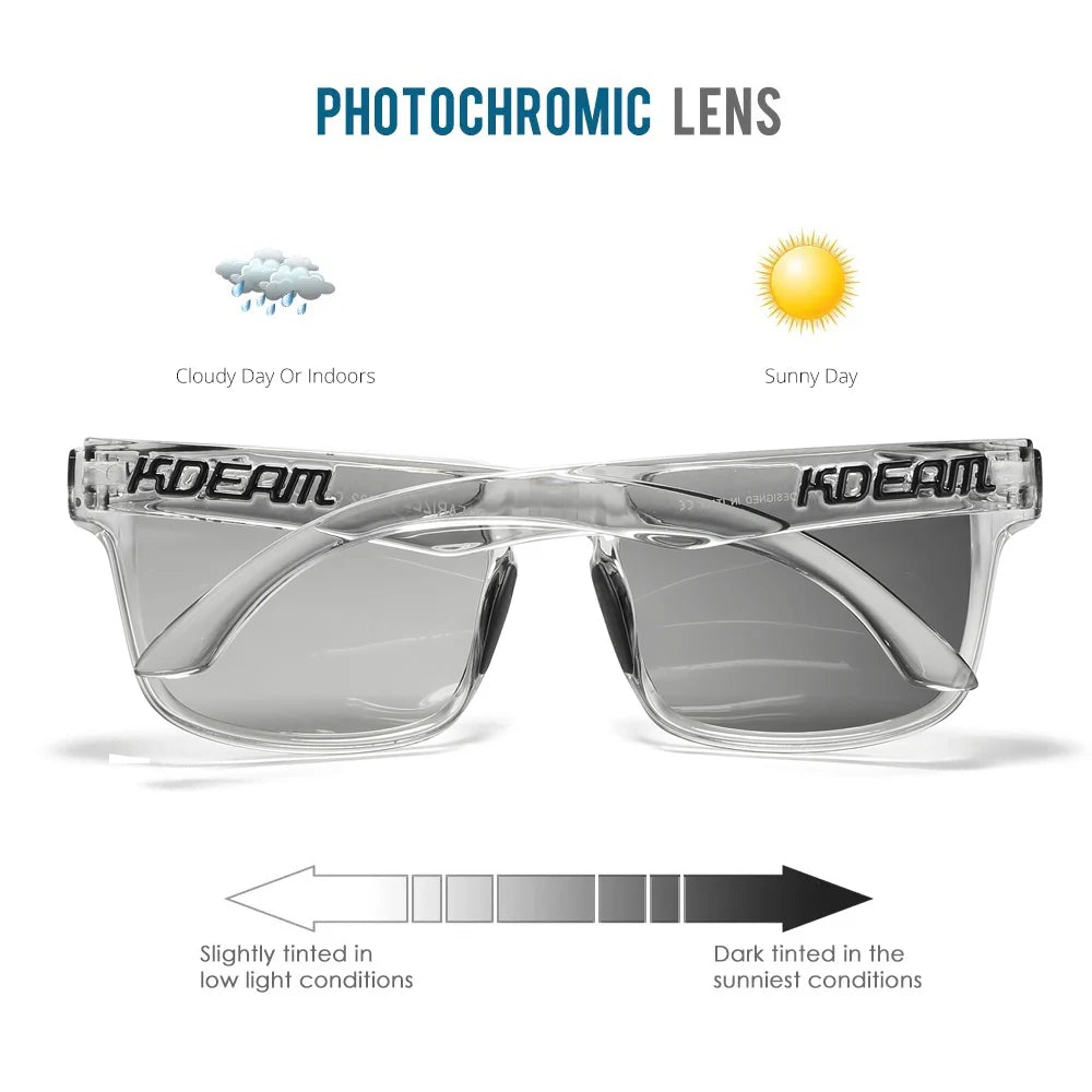 KDEAM Polarized Sunglasses for Men & Women – UV Protection for Fishing, Driving & Hiking with Zipper Case