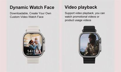 2025 DT Ultra 3 Pro Smartwatch – NFC, Bluetooth Call, Music & Video, Waterproof for Android & iOS, 32GB