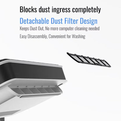 Flydigi BS2/BS2 Pro Laptop Cooler — Dual Fan Noise-Reduction Overclocking Stand with Intelligent Variable Frequency