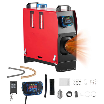 SucceBuy 8KW Diesel Air Heater – DC12-24V Parking Heater with Remote & Pre-Heating for RV, Truck & Camper