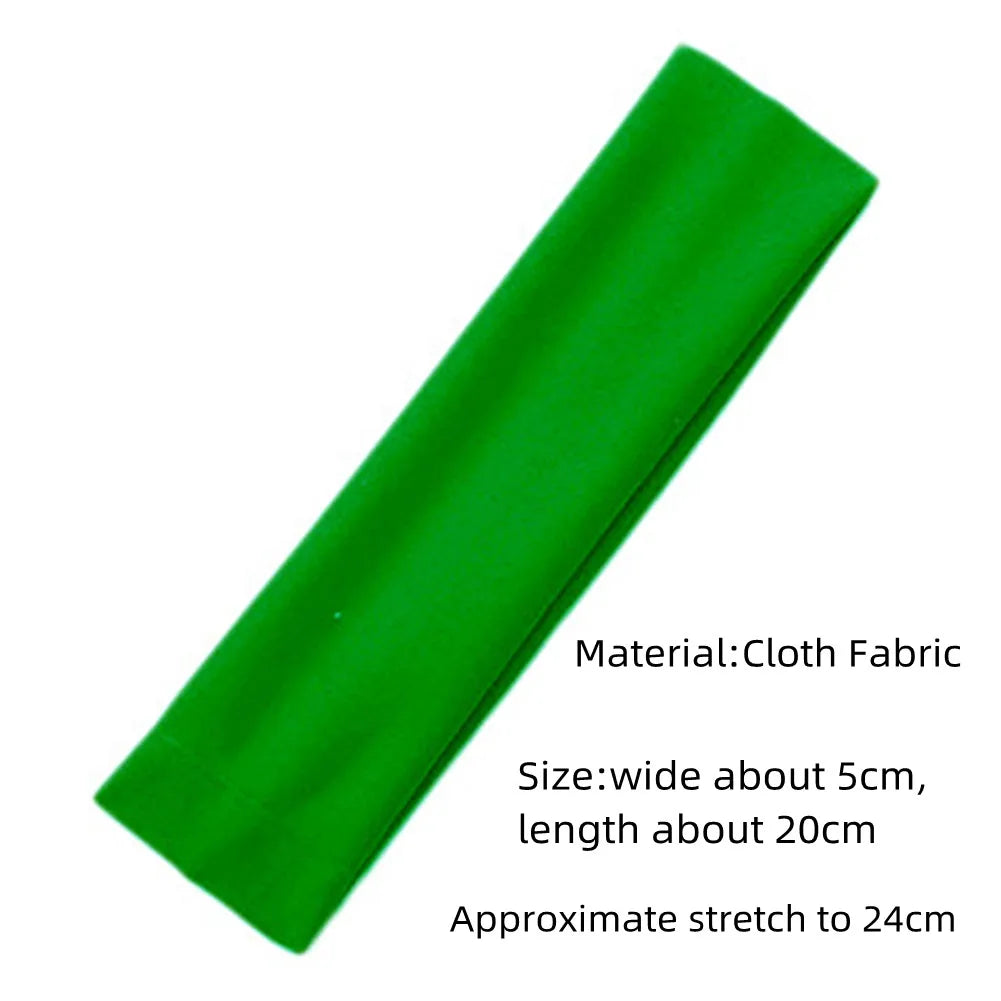 Summer Sports Headbands for Women – Solid Color Elastic Fitness, Yoga, and Running Bandanas, Stretch Makeup Hair Accessories 2023